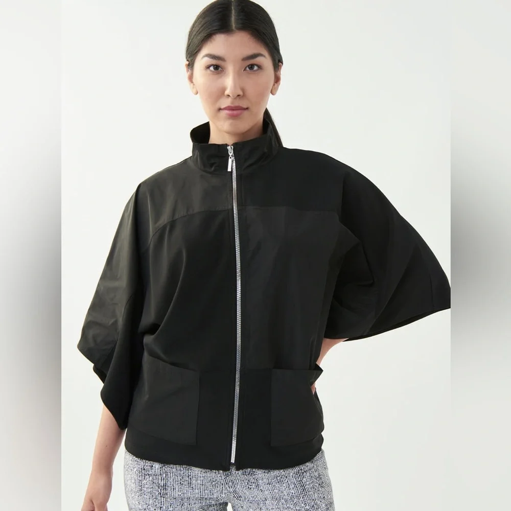 Joseph Ribkoff‎ 221123 Black Zip Up Jacket XL